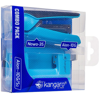 Набор канцелярский Kangaro "Aion-10G/S2", бирюзовый - 5