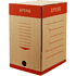 Коробка архивная "Эко", 200x327x240 мм, бурый, красный