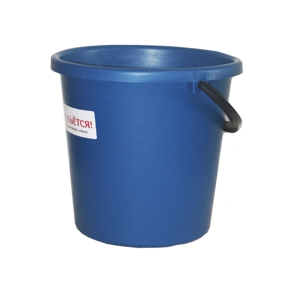 Ведро "ЗИМА" 10 л, синий