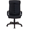 Кресло для руководителя Бюрократ "KB-10LITE", экокожа, пластик, черный - 2