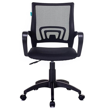 Кресло для персонала "Бюрократ CH-695NLT/BLACK" ткань, пластик, черный - 3