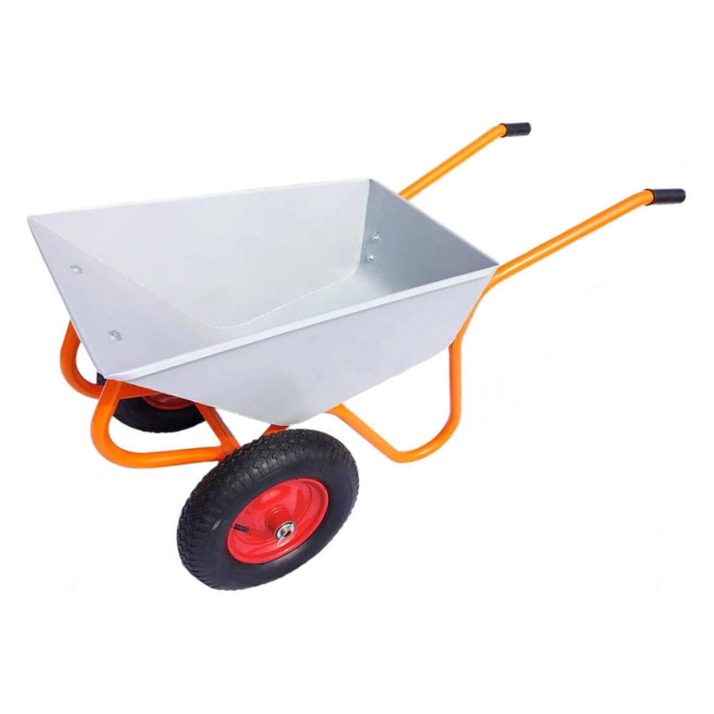 Тачка строительная "КОМ ТССР-2П", 2 пневмоколеса - 2