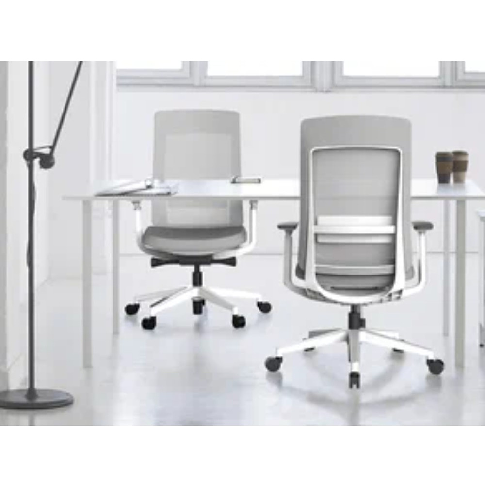 Кресло компьютерное SitZone E-VL002B-BS, сетка, ткань, пластик, серый - 13