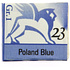 Краски акварельные "Renesans", 23 синий польский, кювета