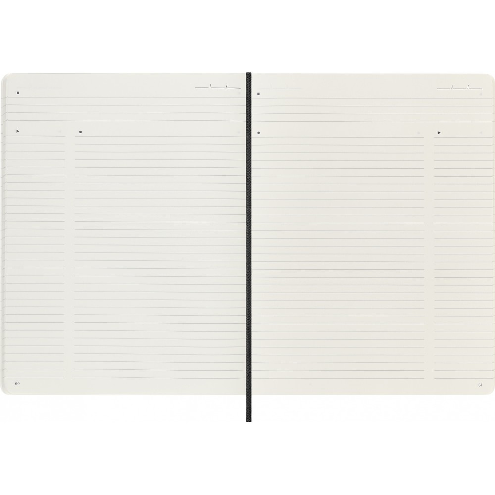 Блокнот "Professional Soft XLarge", А4-, 96 листов, линейка, черный  - 3