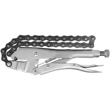 Клещи Deli YS EDL20018, зажимные, 220 мм, прямые, с фиксатором