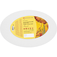 Холст на картоне овальный 