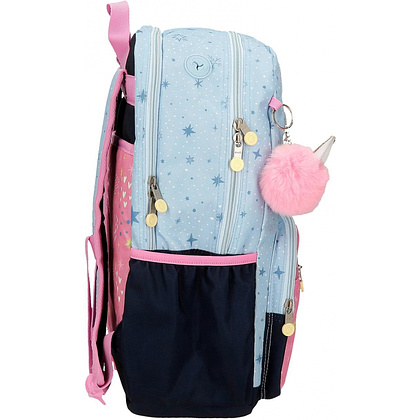 Рюкзак школьный Enso "Dreams come true", L, голубой, розовый - 4