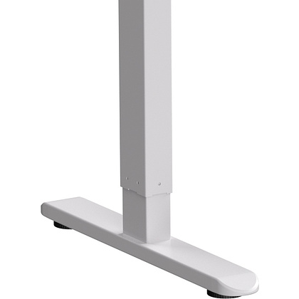 Стол с электроприводом WellDesk Basic 1300x675х18 белый/дуб бардолино натуральный (9191460+9072452) - 4