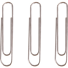 Скрепки "Deli", 50 мм, 100 шт, серебристый