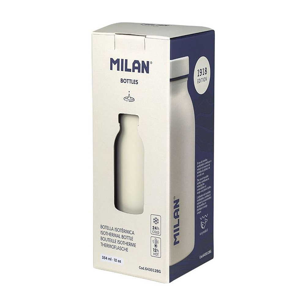 Бутылка термическая "Sunset series" Milan, металл, 354 мл, белый - 2