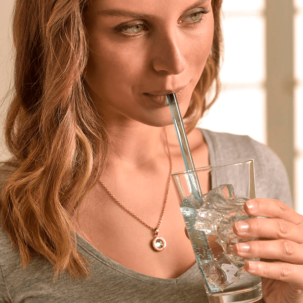 Трубочки стеклянные Leonardo + щетка, 21 см, 6 шт/упак, ассорти - 2