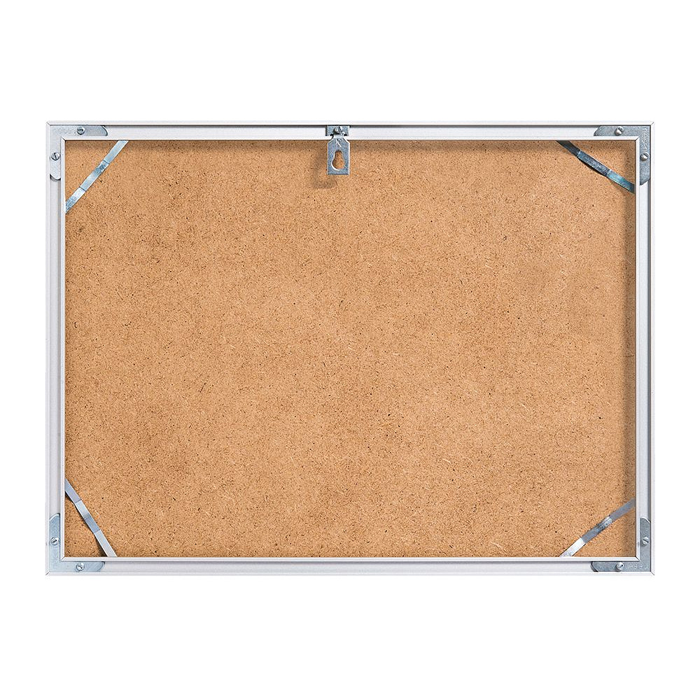 Фоторамка с антибликовым стеклом, 30х40 см, серебристый - 2