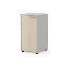 Коллекция Титан Шкаф средний узкий ТН431/2+ТНД31Л/П+ТНТ40/2, 400х400х1103, с глухой средней дверью и топом