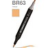 Маркер перманентный двусторонний "Sketchmarker Brush", BR63 сахара