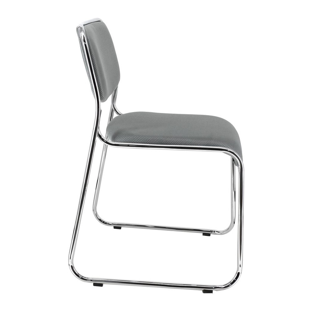 Стул для посетителей EVERPROF "Fix", ткань, металл, темно-серый - 3