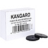 Диски пластиковые к дыроколам "Kangaro", 10 шт, черный