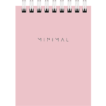 Блокнот "Minimal Pastel", А7, 40 листов, клетка, ассорти