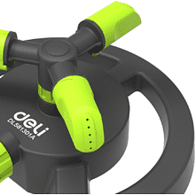Распылитель "Deli GS EDL581301 3/4", круговой вращающийся, пластик, зеленый