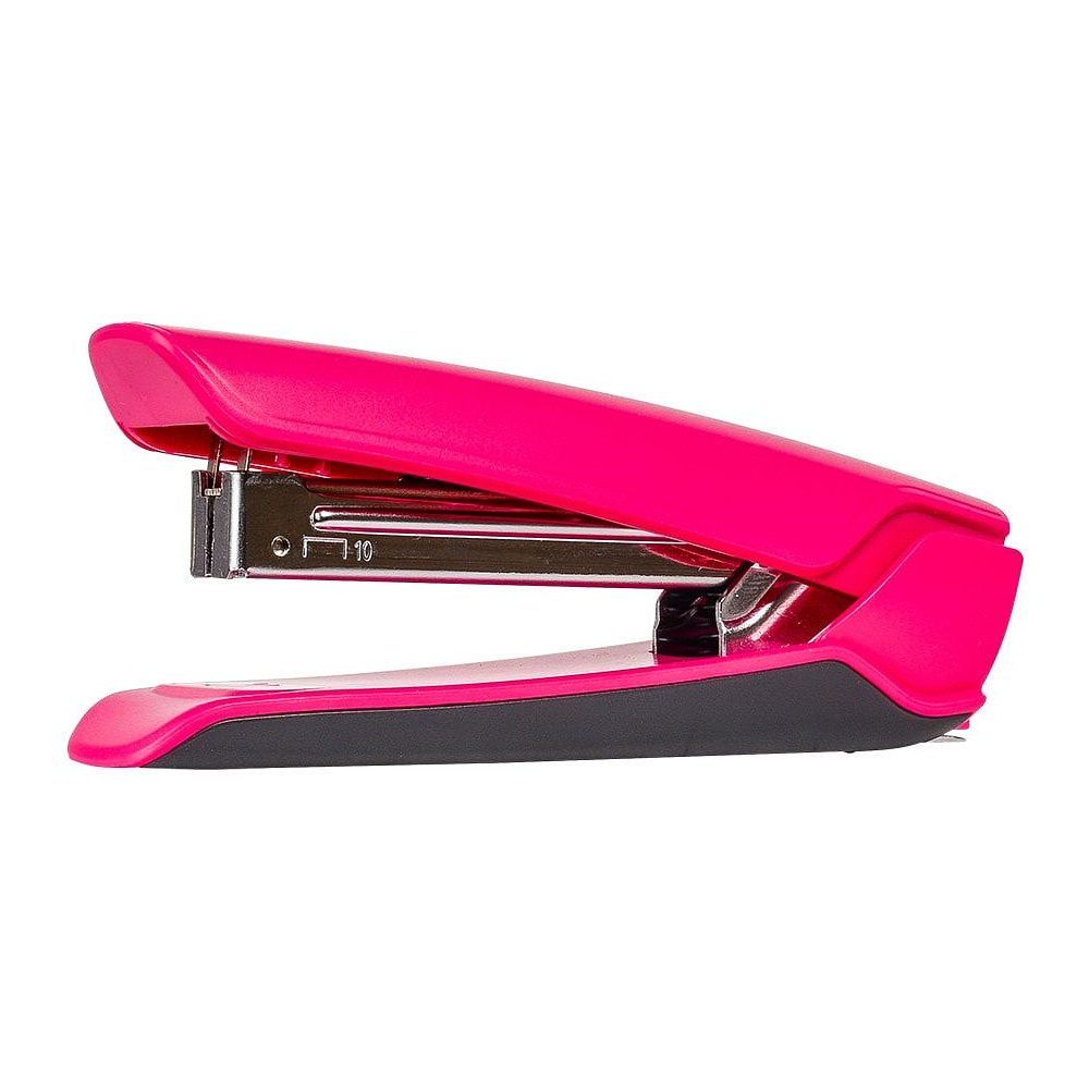 Скобосшиватель "Nowa-10/S", №10, 15 листов, розовый