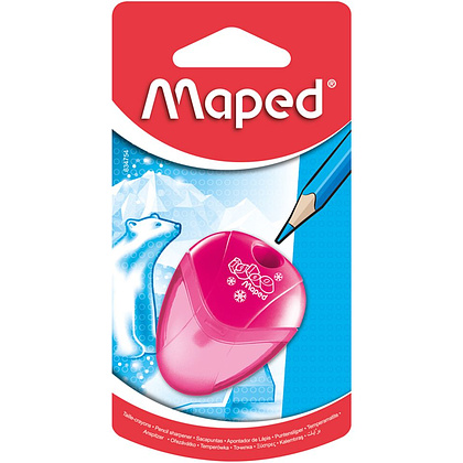 Точилка Maped "I-Gloo", 1 отверстие, с контейнером, блистер - 3