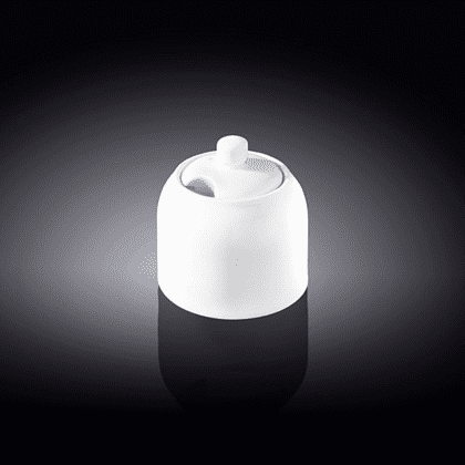 Сахарница  "WL-995017", фарфор, 280 мл, белый - 2