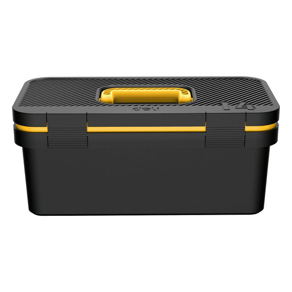 Ящик для инструмента Deli "DL432814", 350х170х150 мм (14"), пластмасса