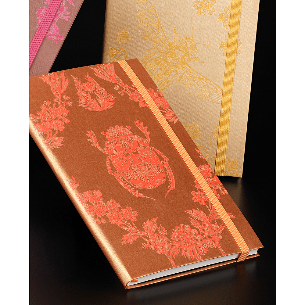 Блокнот "Lace beetle", А5, 96 листов, линейка, оранжевый - 3