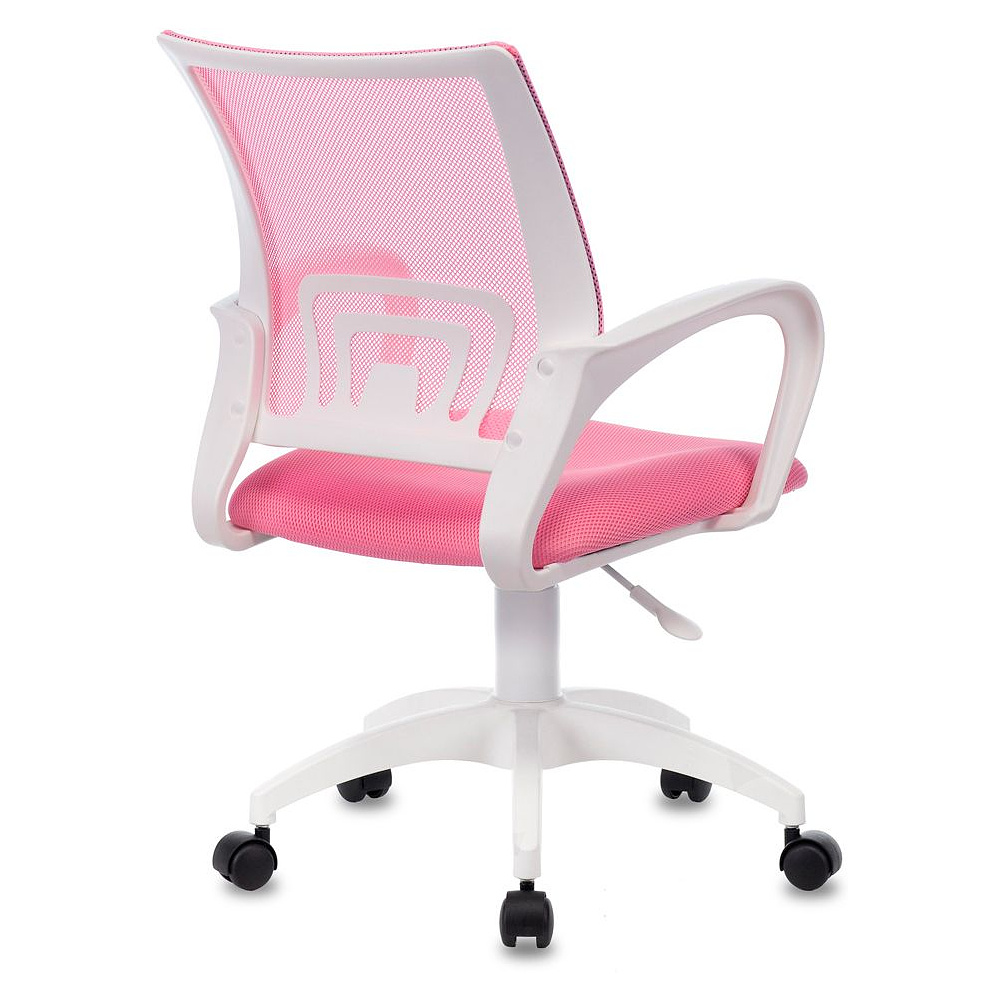 Кресло Бюрократ "CH-W695NLT", пластик, ткань, розовый TW-06A TW-13A - 3