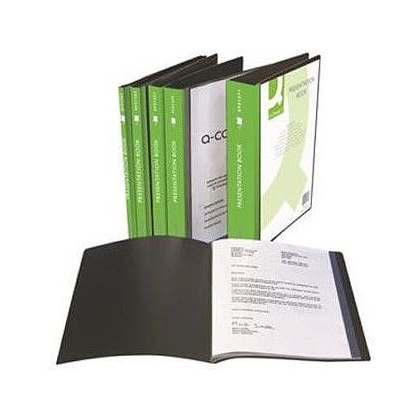 Папка с файлами "Q-Connect", 40 карманов, черный - 3