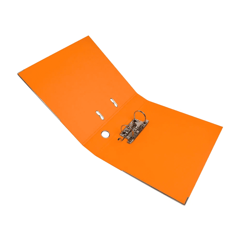 Папка-регистратор "Yesli:", А4, 50 мм, ПВХ, оранжевый - 5