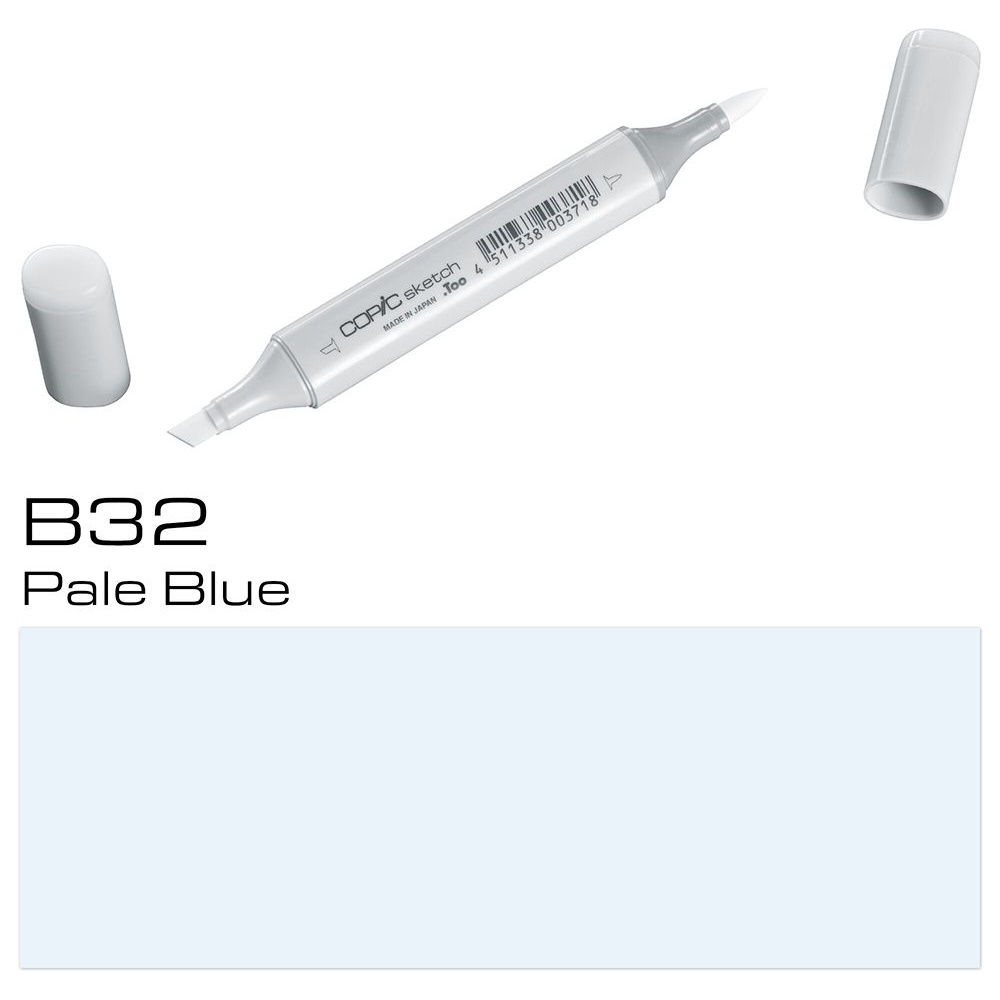 Маркер перманентный "Copic Sketch", B-32 бледный голубой