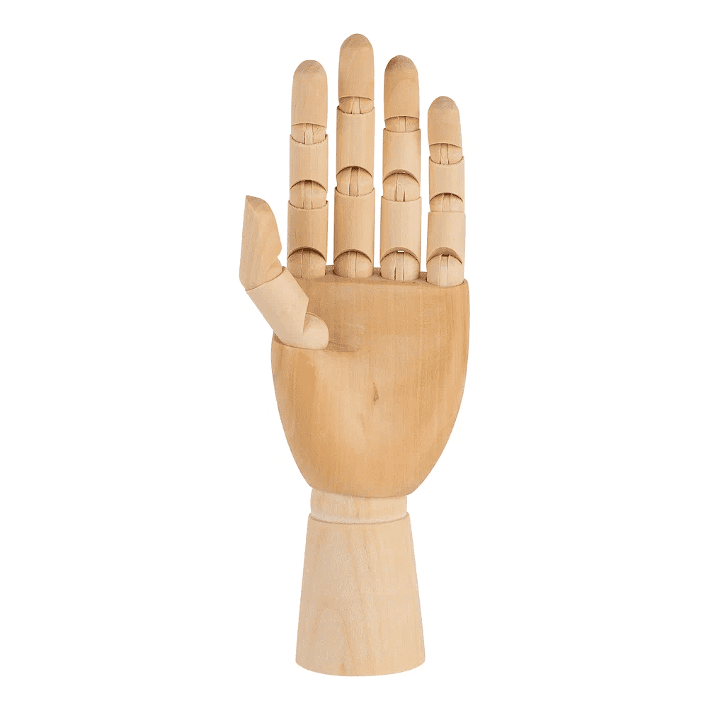 Манекен рука "Сонет" женская левая, деревянный, 25 см
