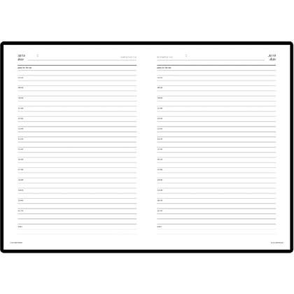 Ежедневник недатированный "Sidney Nebraska", А5, 272 страницы, белый - 3