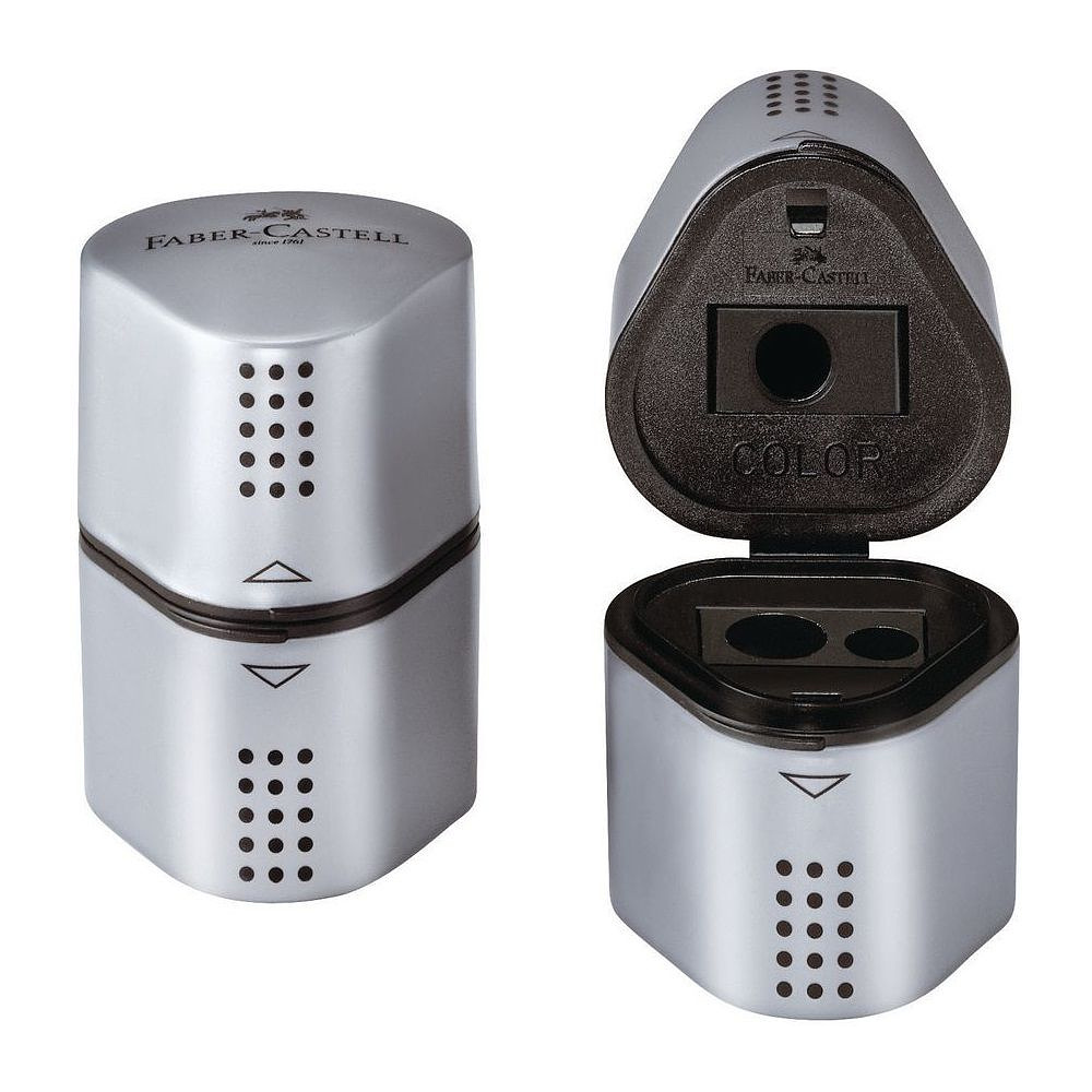 Точилка "Grip 2001 Trio", 3 отверстия, с контейнером - 2