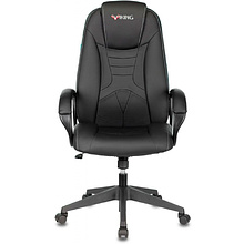 Кресло игровое Бюрократ "Zombie 8", экокожа, пластик, черный