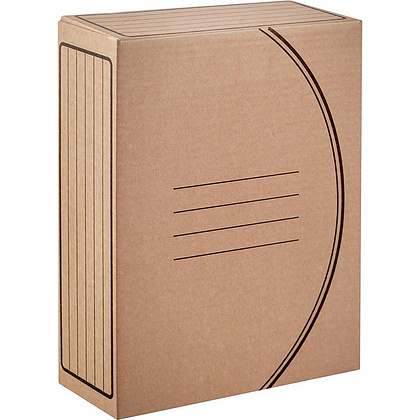 Коробка архивная "Attache Economy", 320x100x240 мм, бурый - 2