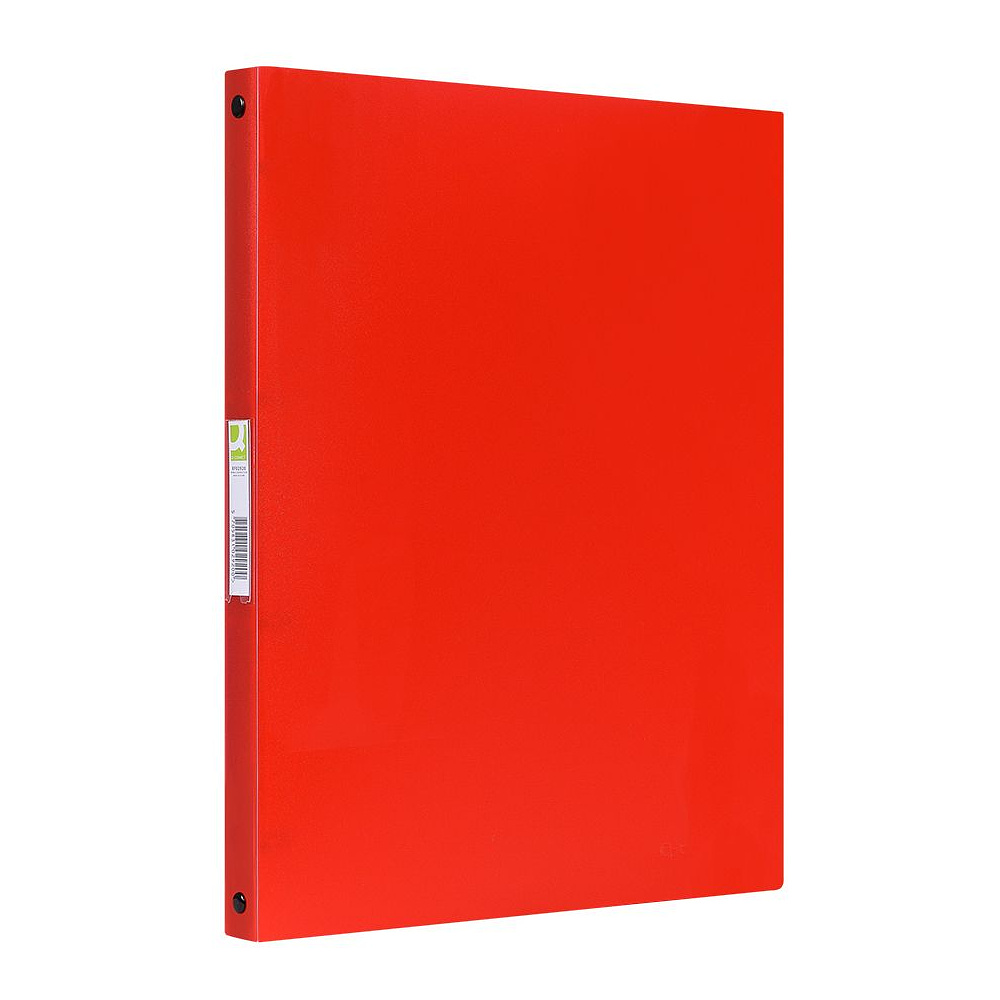 Папка на кольцах "Q-Connect", 4 кольца, красный