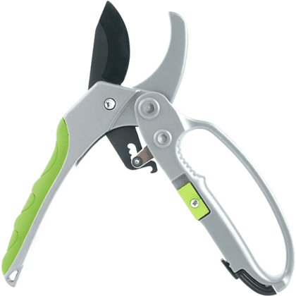 Секатор садовый Deli EDL580229, 200 мм, пластиковая ручка, зеленый - 2