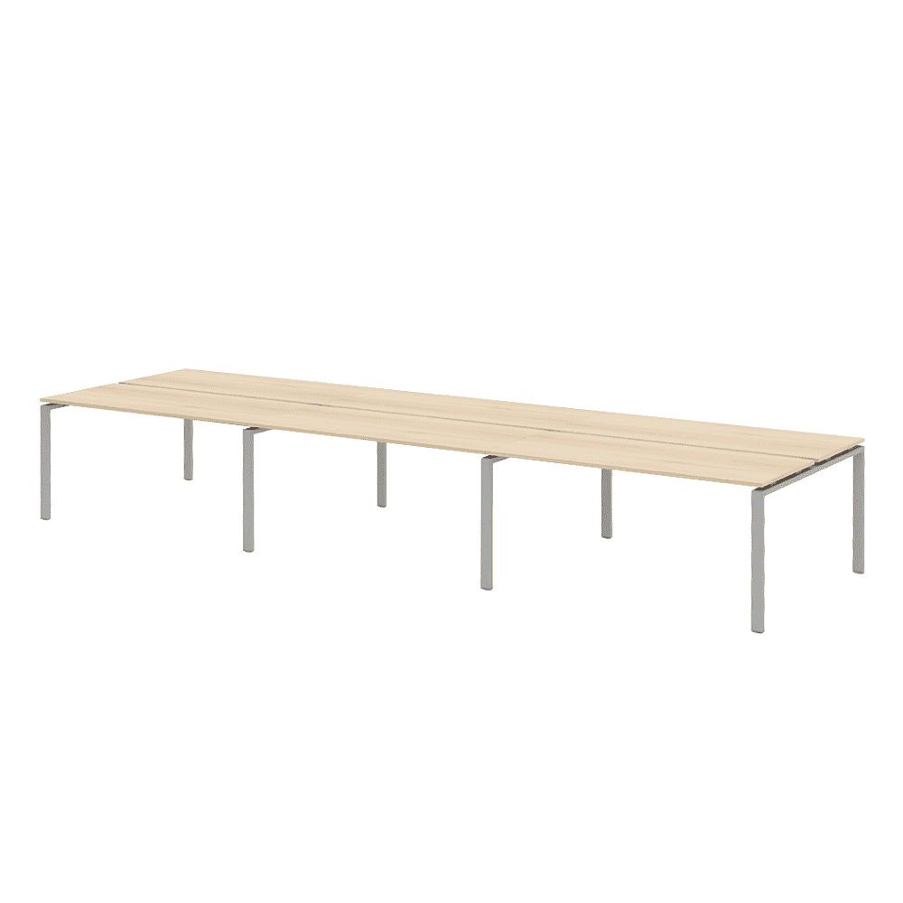 Коллекция Титан Бенч-система на 6 рабочих мест ТН312ТР-3х2+ТН312К-22, 3600х1450х742