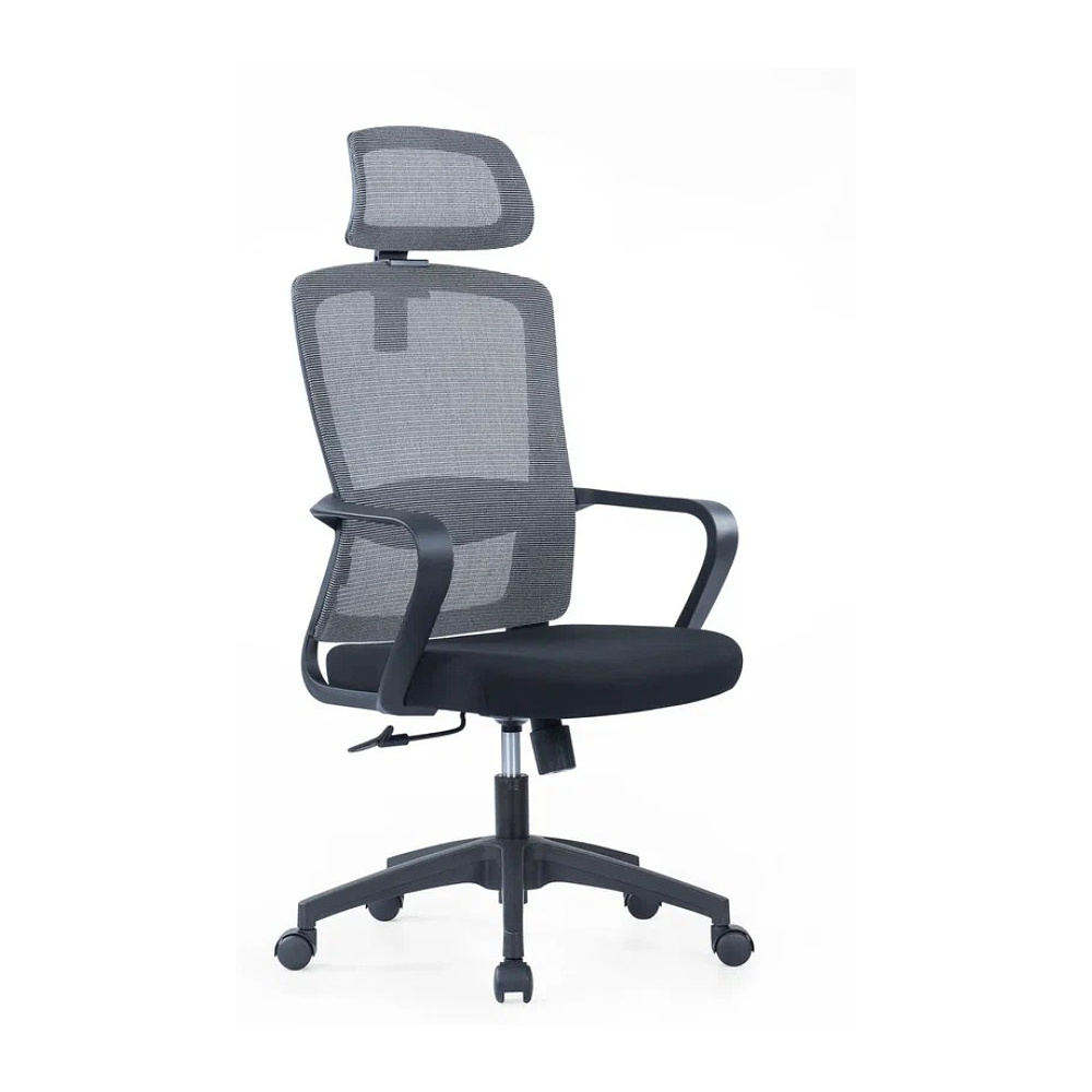 Кресло компьютерное SitZone U-060A, сетка, ткань, черный, пластик