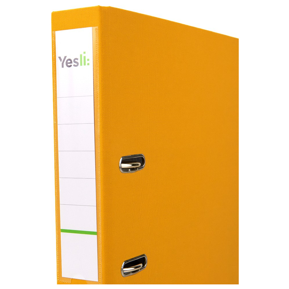 Папка-регистратор "Yesli:", А4, 50 мм, ПВХ, желтый - 2