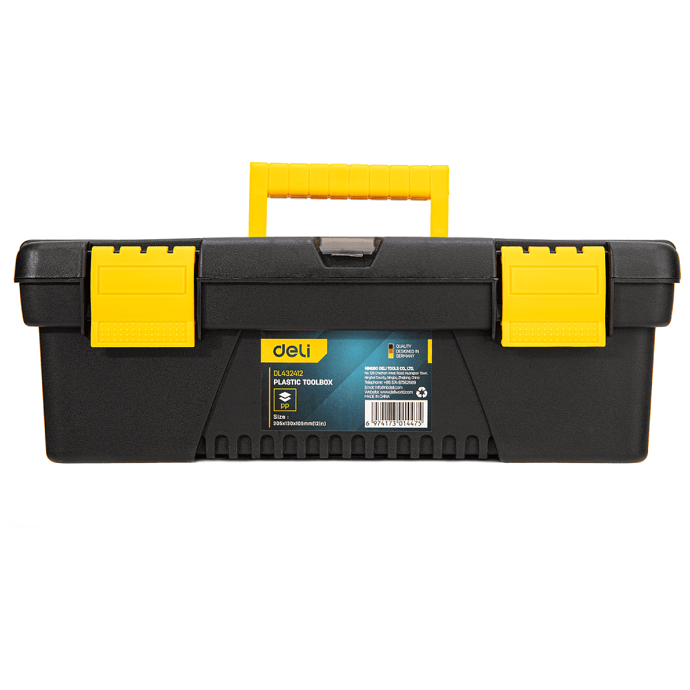 Ящик для инструмента Deli "EDL432412", 305x130x105 мм, пластмасса