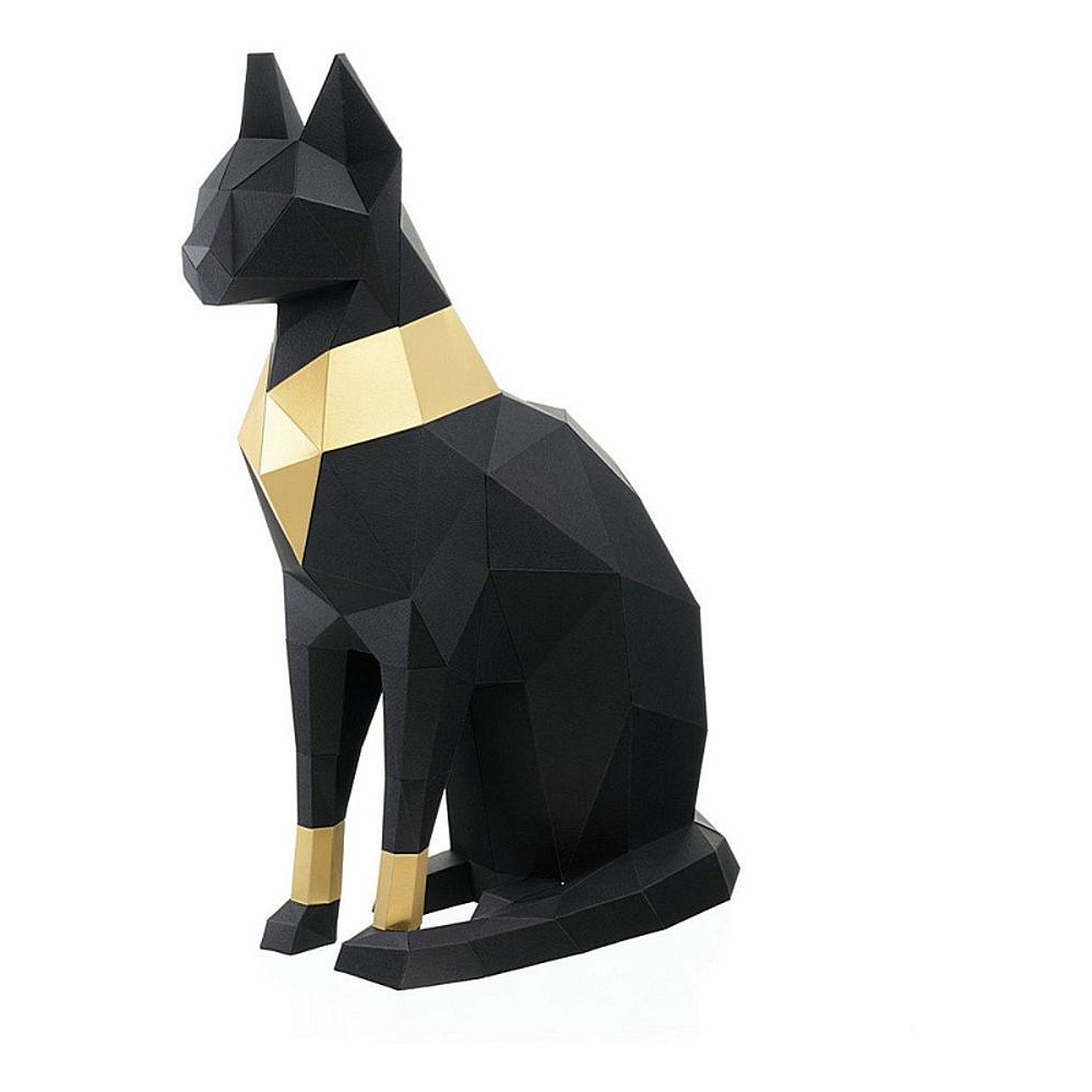 Набор для 3D моделирования "Кошка Бастет", черный