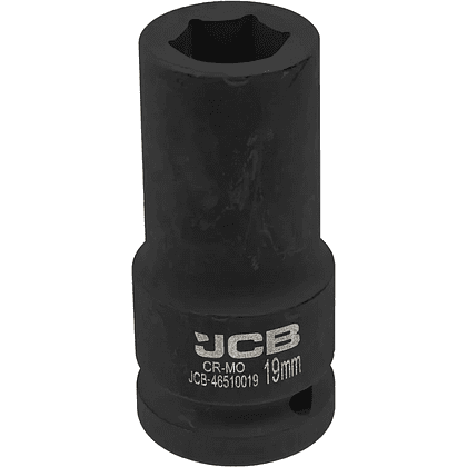 Головка ударная шестигранная глубокая JCB-46510019 3/4", 19 мм