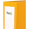 Папка-регистратор "Yesli:", А4, 75 мм, ПВХ Эко, желтый - 3