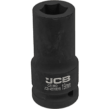 Головка ударная шестигранная глубокая JCB-46510019 3/4", 19 мм