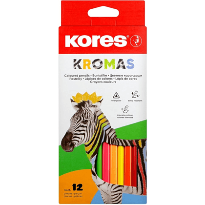 Цветные карандаши "Kromas", 12 цветов