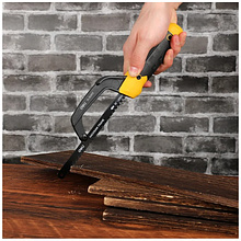 Ножовка-ручка по металлу Deli YS EDL353112, 250 мм, желтый, черный