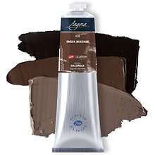 Краски масляные "Ладога", 408 умбра жженая, 120 мл., туба